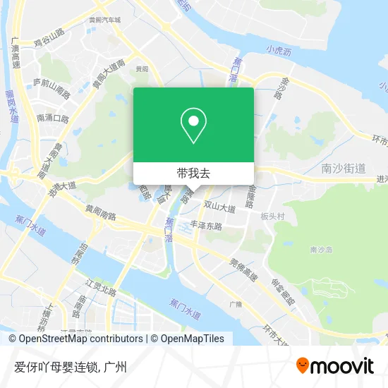 爱伢吖母婴连锁地图