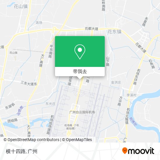 横十四路地图
