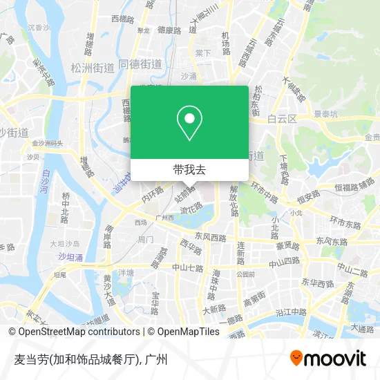 麦当劳(加和饰品城餐厅)地图