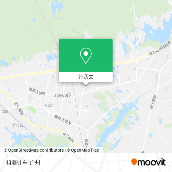 祖菱针车地图