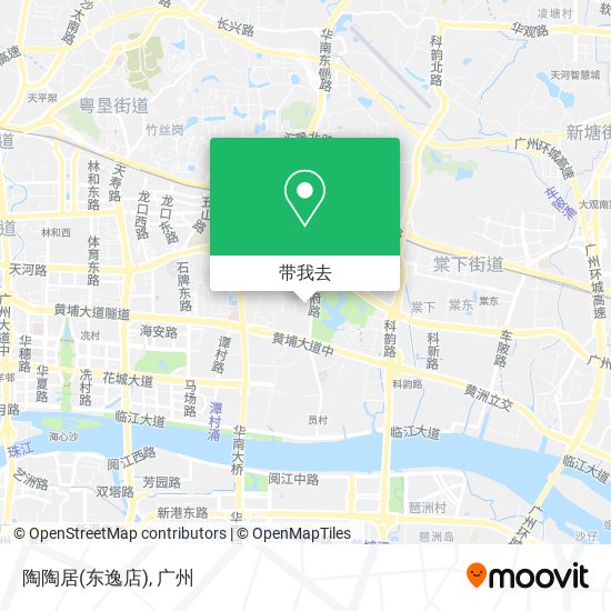 陶陶居(东逸店)地图