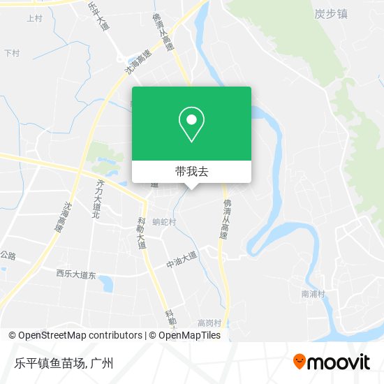 乐平镇鱼苗场地图