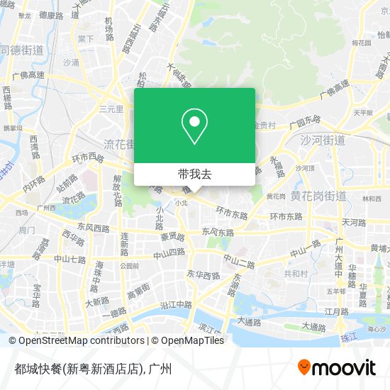 都城快餐(新粤新酒店店)地图