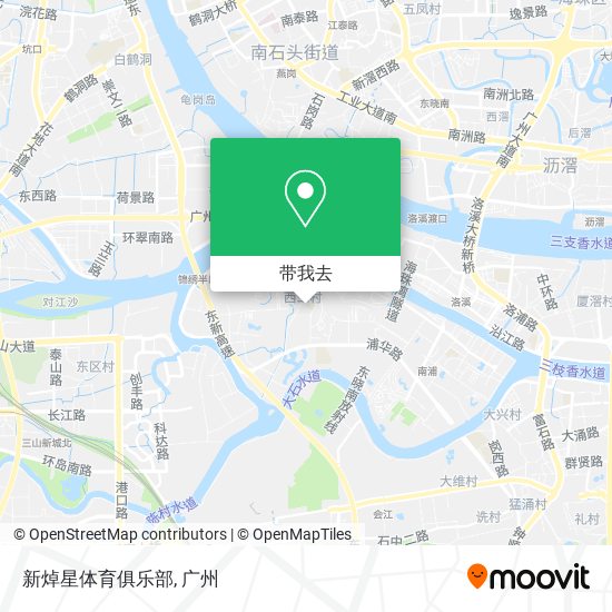 新焯星体育俱乐部地图