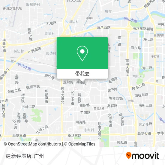 建新钟表店地图