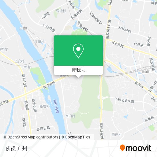 佛径地图
