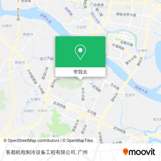 客都机电制冷设备工程有限公司地图