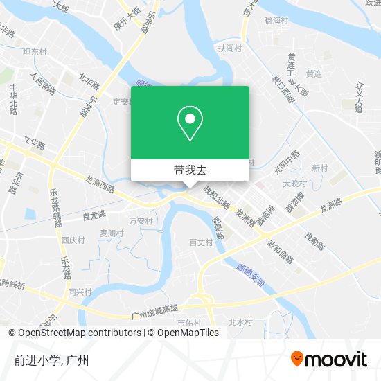 前进小学地图