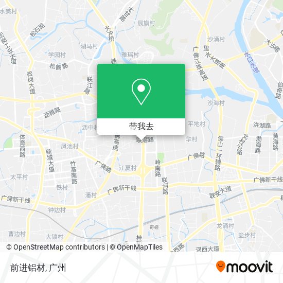 前进铝材地图