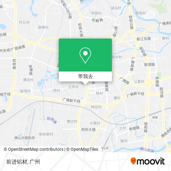前进铝材地图