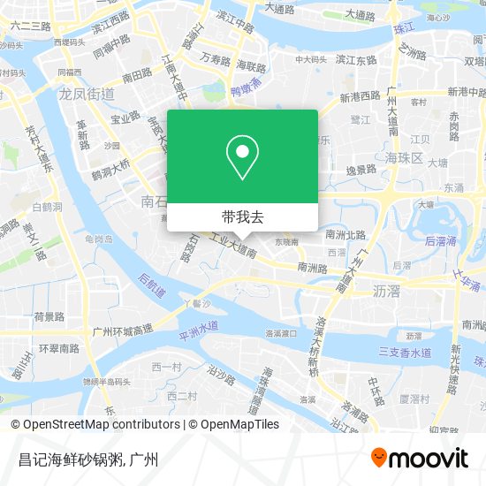 昌记海鲜砂锅粥地图