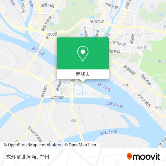 东环涌北闸桥地图