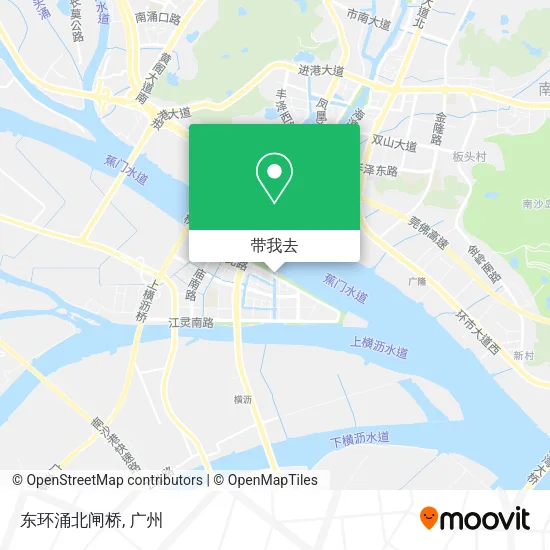 东环涌北闸桥地图