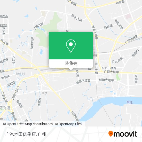 广汽本田亿俊店地图