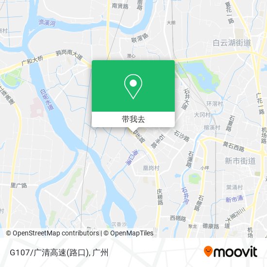 G107/广清高速(路口)地图