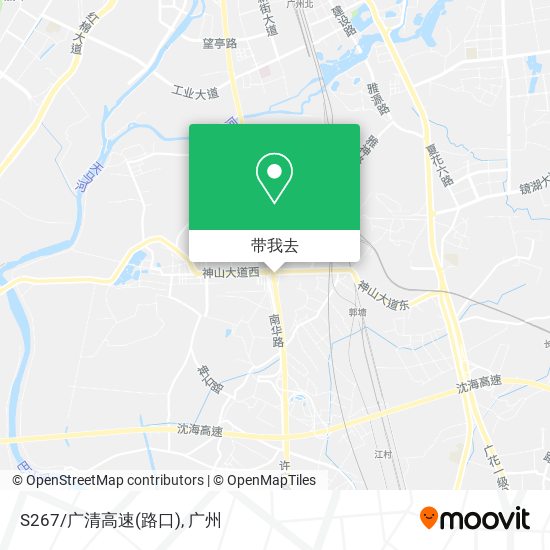 S267/广清高速(路口)地图