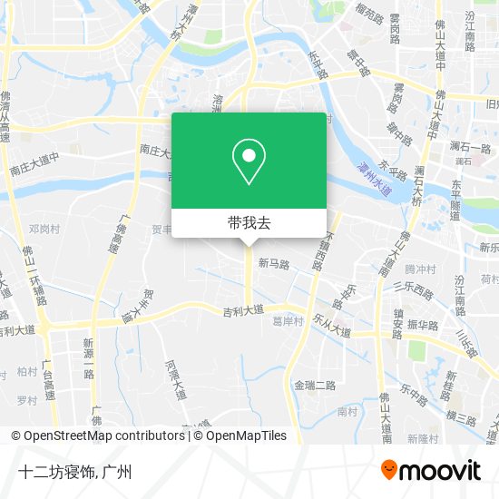 十二坊寝饰地图