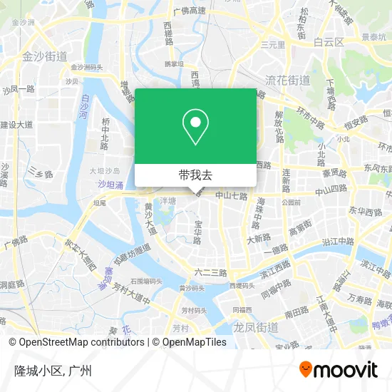 隆城小区地图