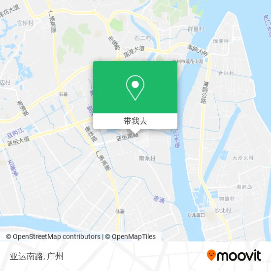 亚运南路地图