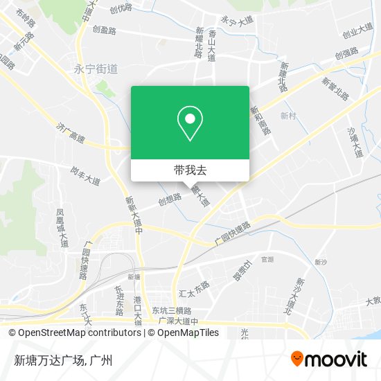 新塘万达广场地图