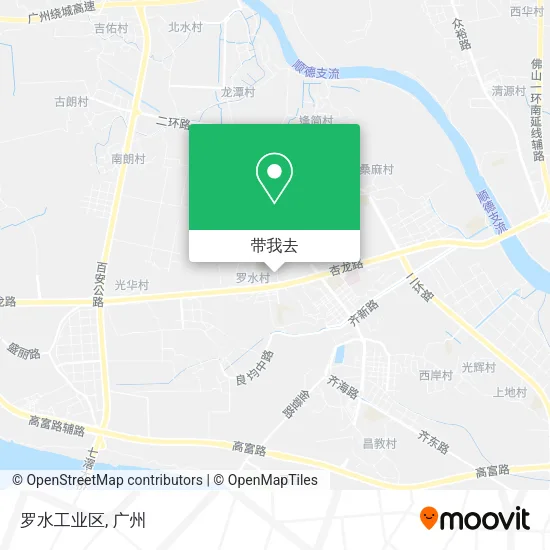 罗水工业区地图