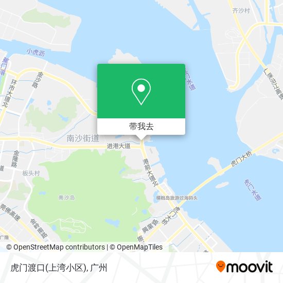 虎门渡口(上湾小区)地图