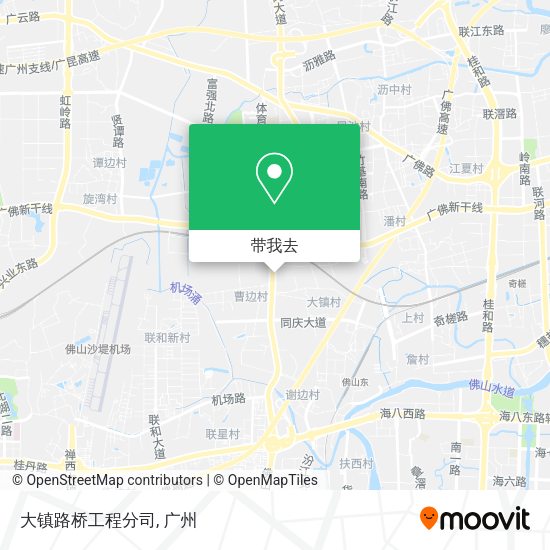大镇路桥工程分司地图