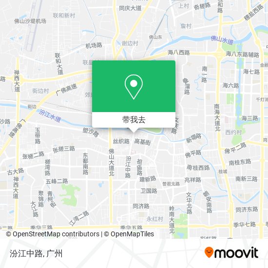 汾江中路地图