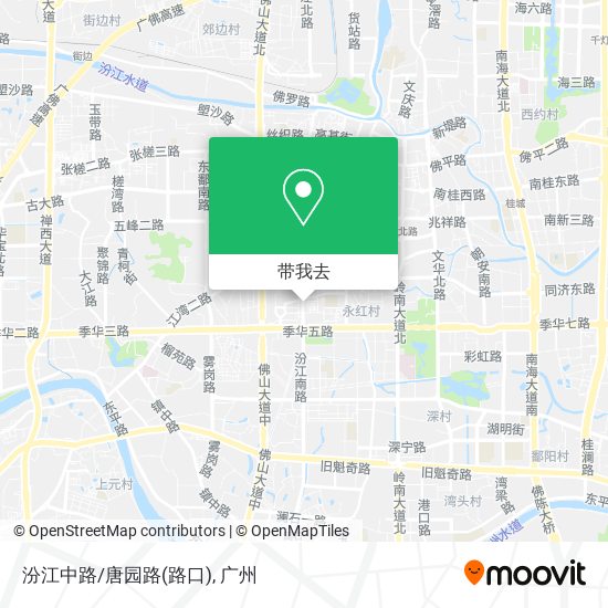 汾江中路/唐园路(路口)地图