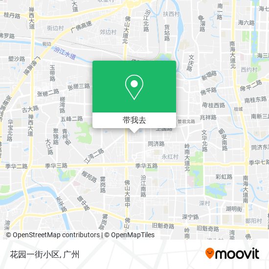 花园一街小区地图