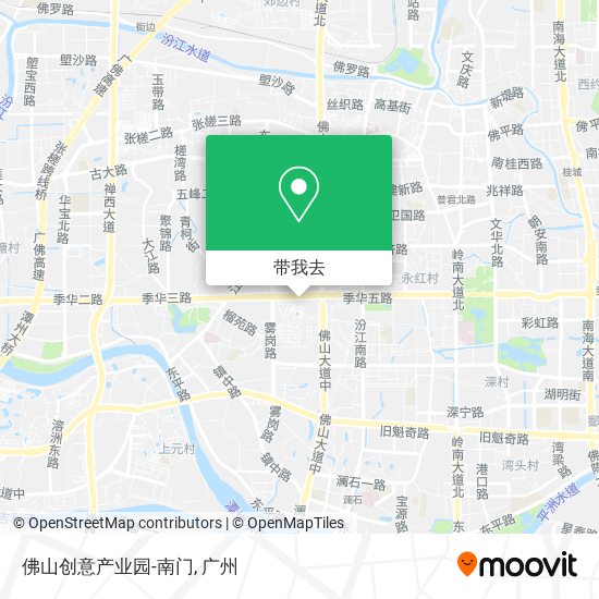 佛山创意产业园-南门地图