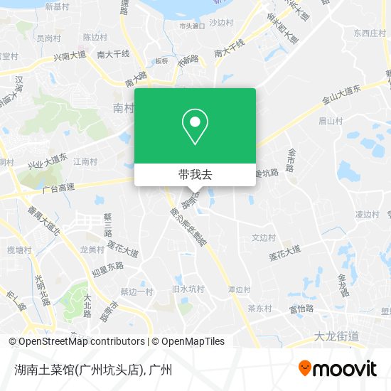 湖南土菜馆(广州坑头店)地图
