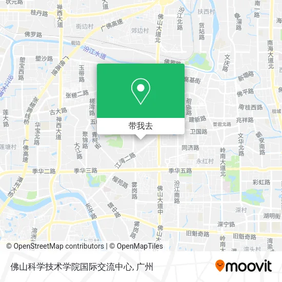 佛山科学技术学院国际交流中心地图