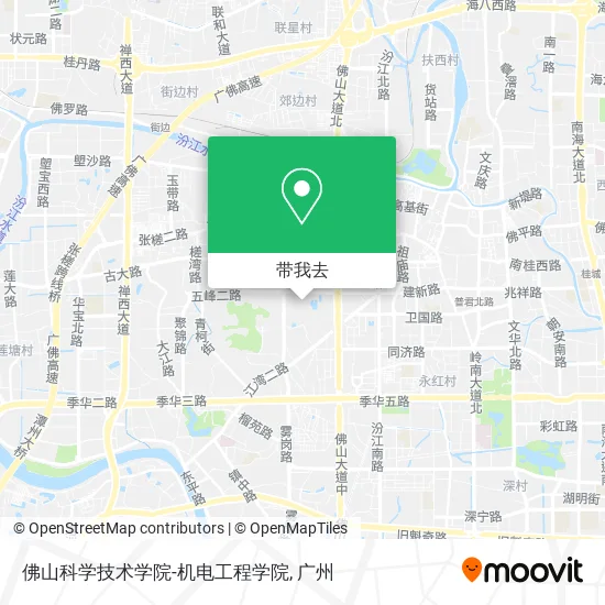 佛山科学技术学院-机电工程学院地图