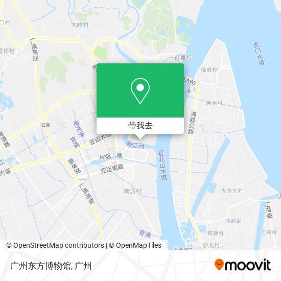 广州东方博物馆地图