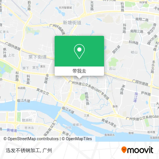 迅发不锈钢加工地图