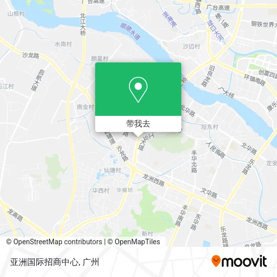 亚洲国际招商中心地图