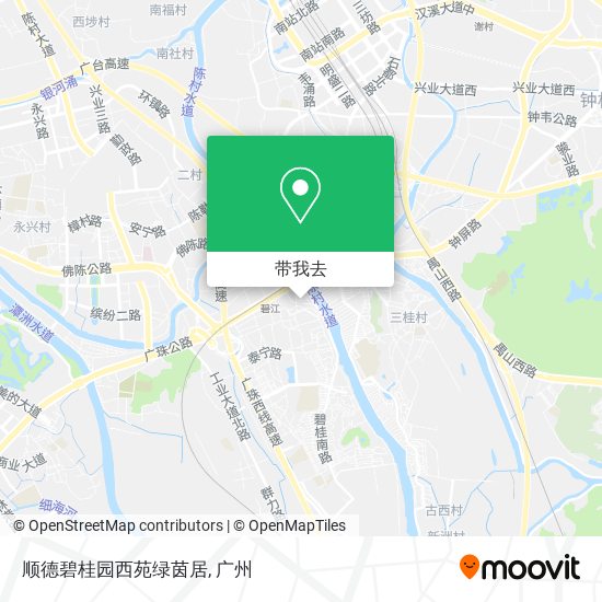 顺德碧桂园西苑绿茵居地图