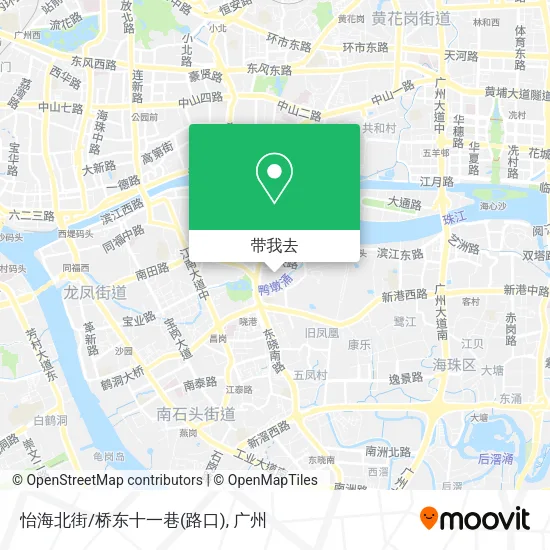 怡海北街/桥东十一巷(路口)地图