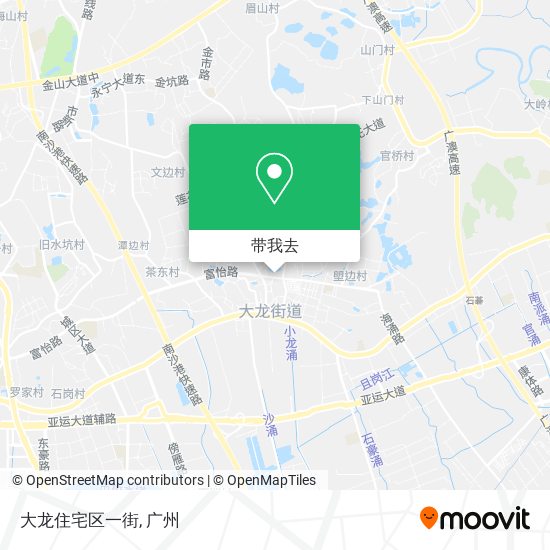 大龙住宅区一街地图