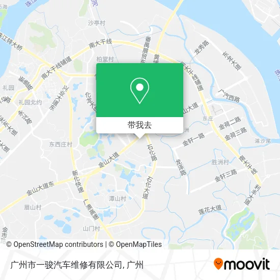 广州市一骏汽车维修有限公司地图
