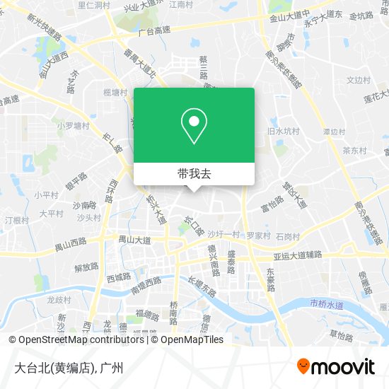 大台北(黄编店)地图