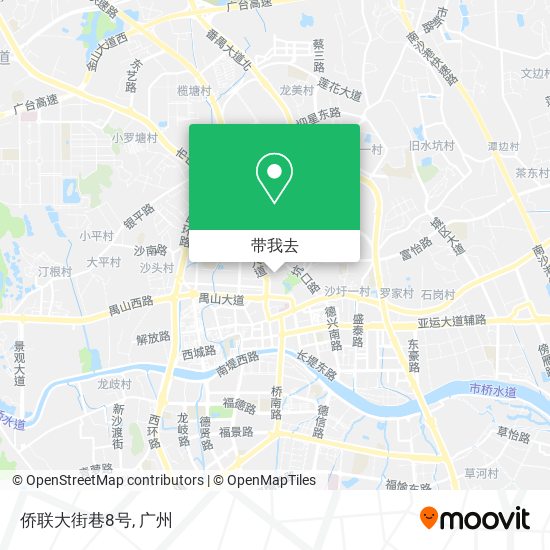 侨联大街巷8号地图
