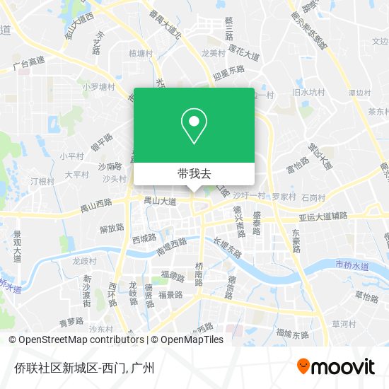 侨联社区新城区-西门地图