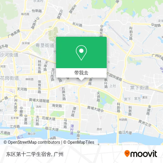 东区第十二学生宿舍地图