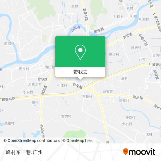 峰村东一巷地图