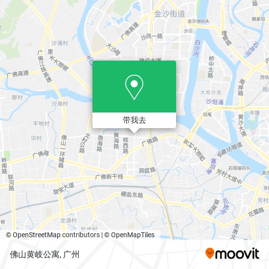 佛山黄岐公寓地图