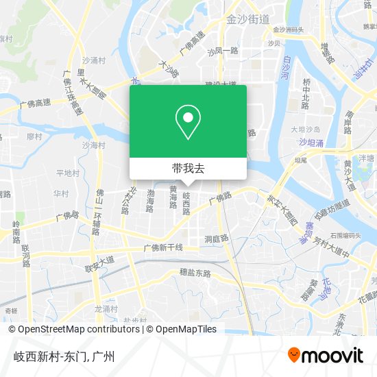 岐西新村-东门地图