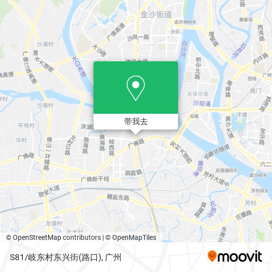S81/岐东村东兴街(路口)地图