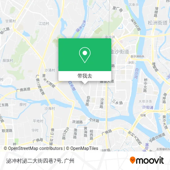 泌冲村泌二大街四巷7号地图